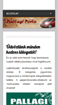 Mobile Screenshot of pallagiporta.hu
