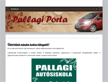 Tablet Screenshot of pallagiporta.hu